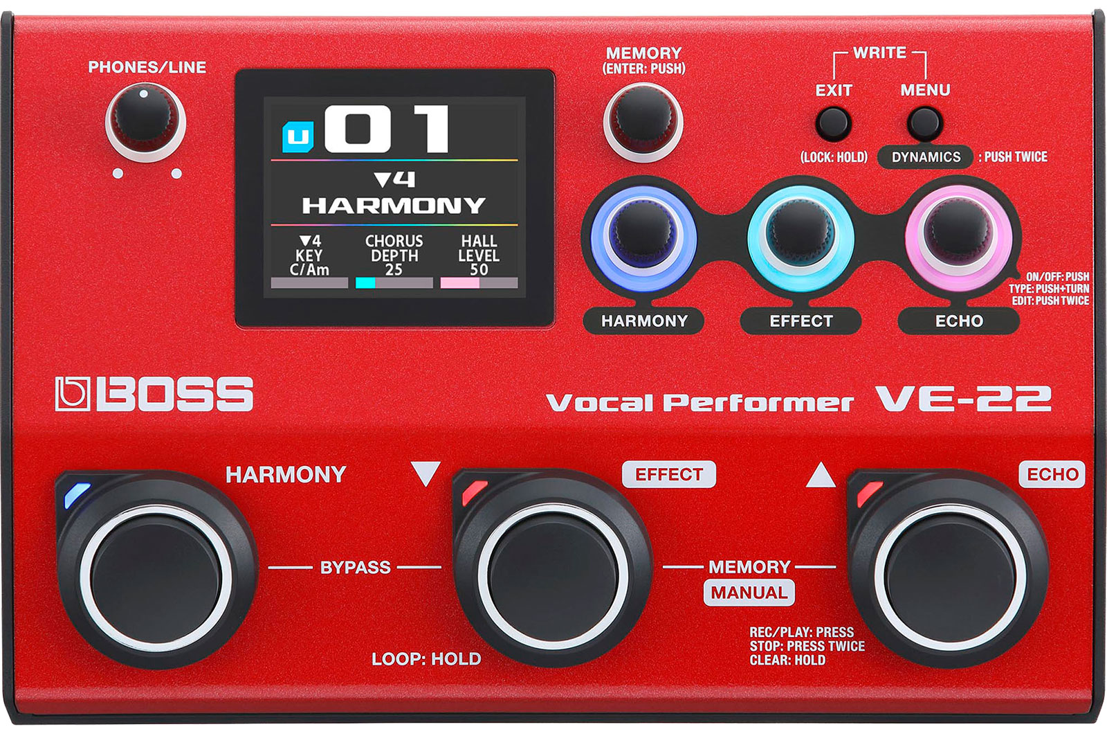 Boss Ve-22 Vocal Performer - Effecten processor - Variation 1