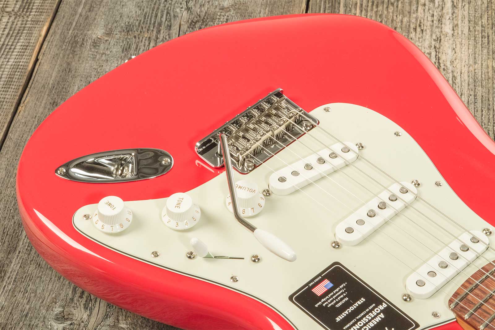 Fender Strat American Professional Ii Ltd Usa 3s Trem Rw - Fiesta Red - Elektrische gitaar in Str-vorm - Variation 6