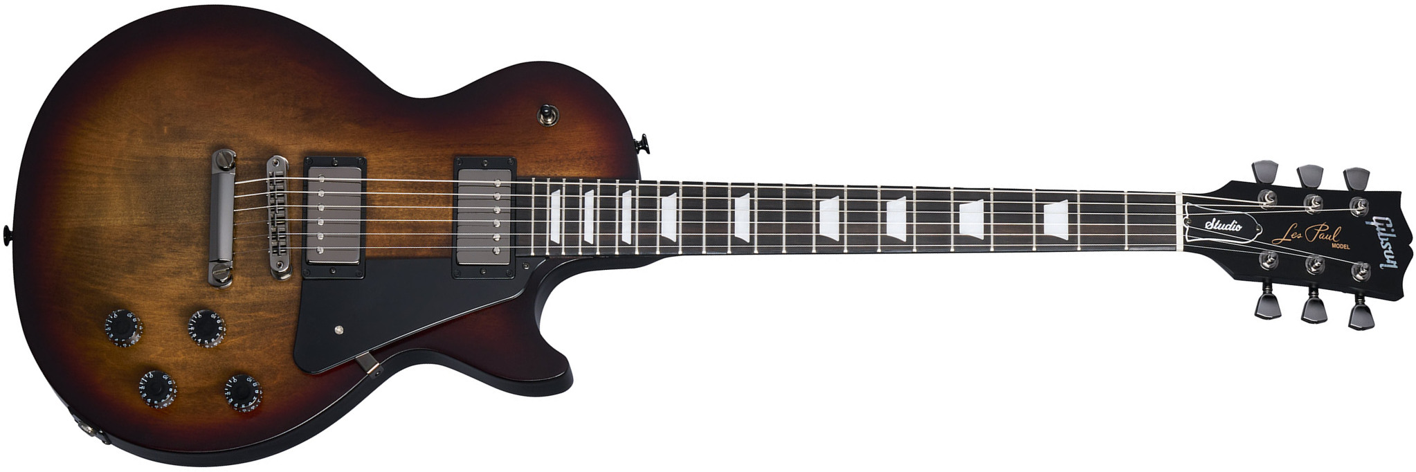 Gibson Les Paul Modern Studio Usa 2h Ht Eb - Smokehouse Satin - Enkel gesneden elektrische gitaar - Main picture