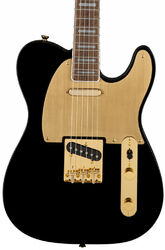 Televorm elektrische gitaar Squier 40th Anniversary Telecaster Gold Edition - Black