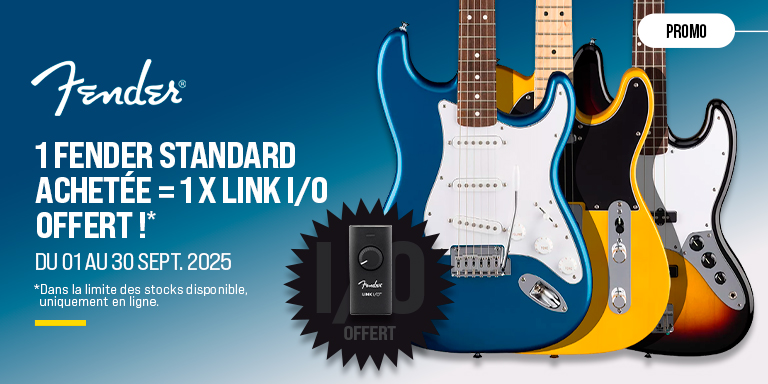 <b><center>1 FENDER GEKOCHT = 1 LINK I/O GRATIS</center></b>