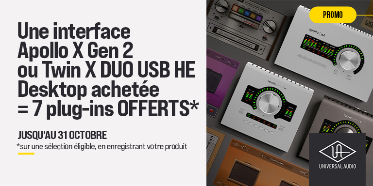 <b><center>UNIVERSAL AUDIO: 7 GRATIS plug-ins</center></b>
