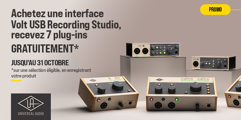 <b><center>UNIVERSAL AUDIO Volt: 7 Gratis Plug-ins</center></b>