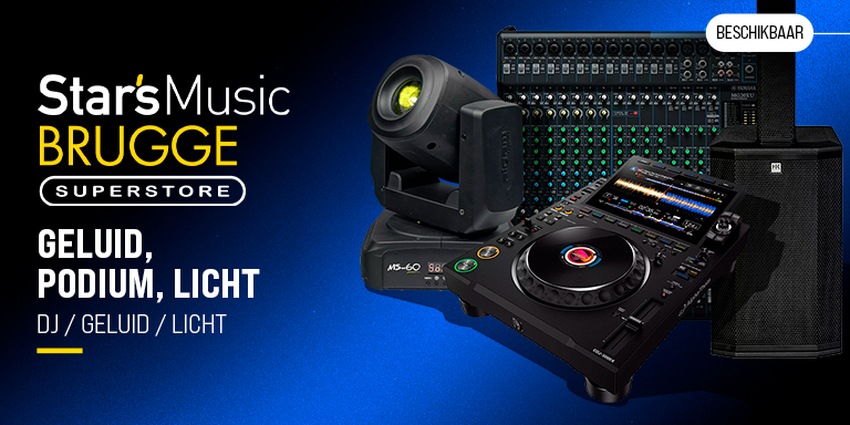 <b><center>DJ / SONO / LIGHT – STAR’S MUSIC BRUGGE</center></b>