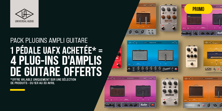<b><center>UAFX = GRATIS UAD AMP PACK</center></b>