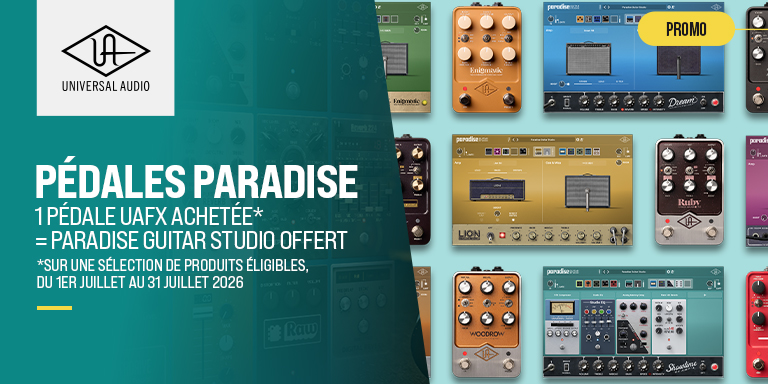 <b><center>GRATIS PARADISE GUITAR STUDIO BIJ UAFX</center></b>