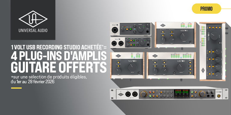 <b><center>VOLT USB = GRATIS UAD AMP PACK</center></b>
