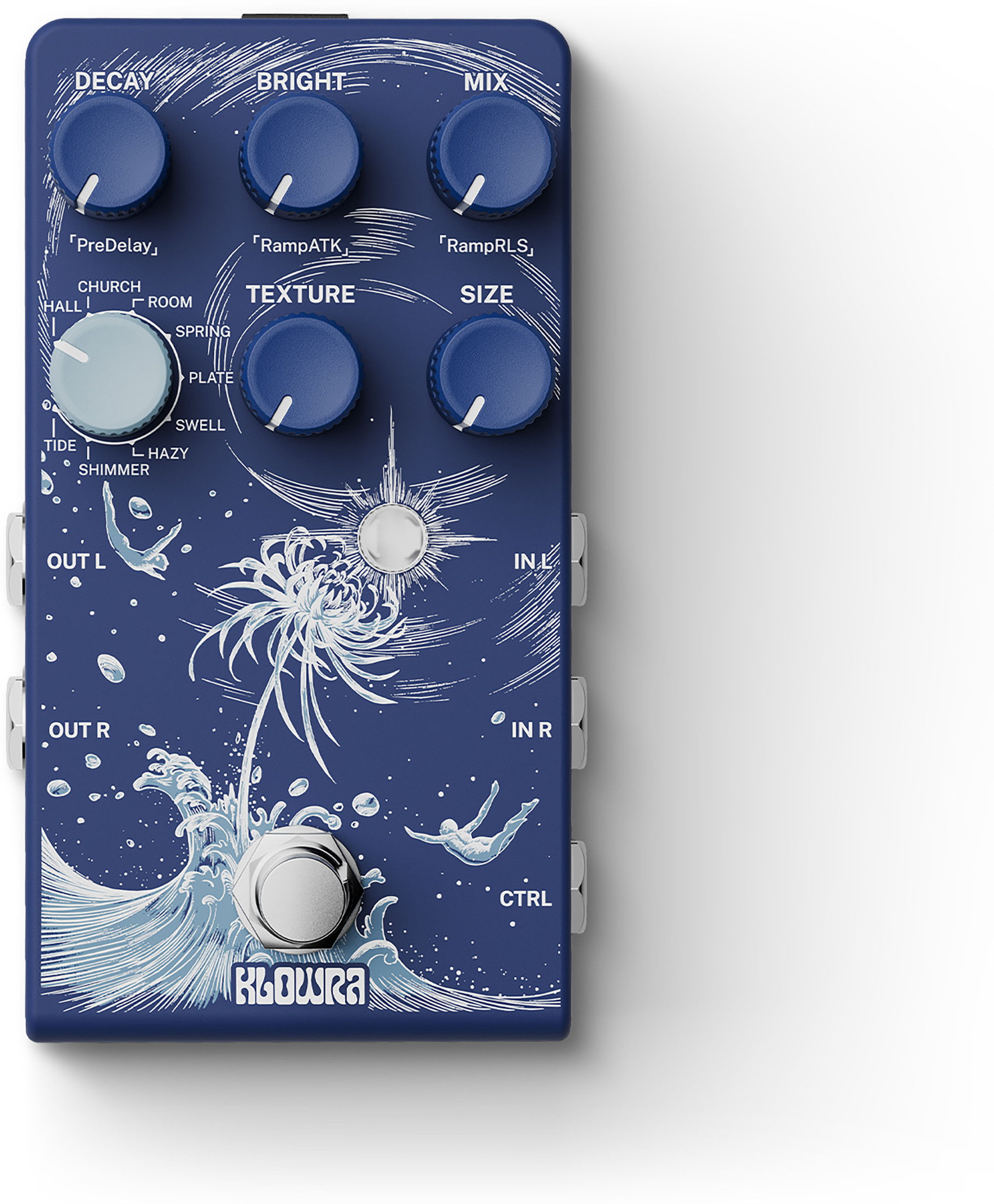 Klowra Kbs-01 Limbo Reverb - Reverb/delay/echo effect pedaal - Main picture
