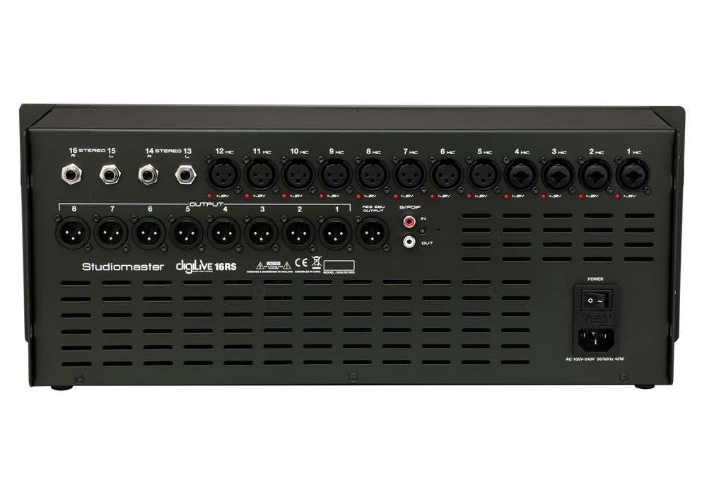 Studiomaster Digilive 16rs - Digitale mengtafel - Variation 2