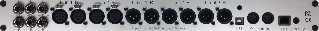 2400 Audio Imperium 1u Stormtrooper White - Monitor controller - Variation 1