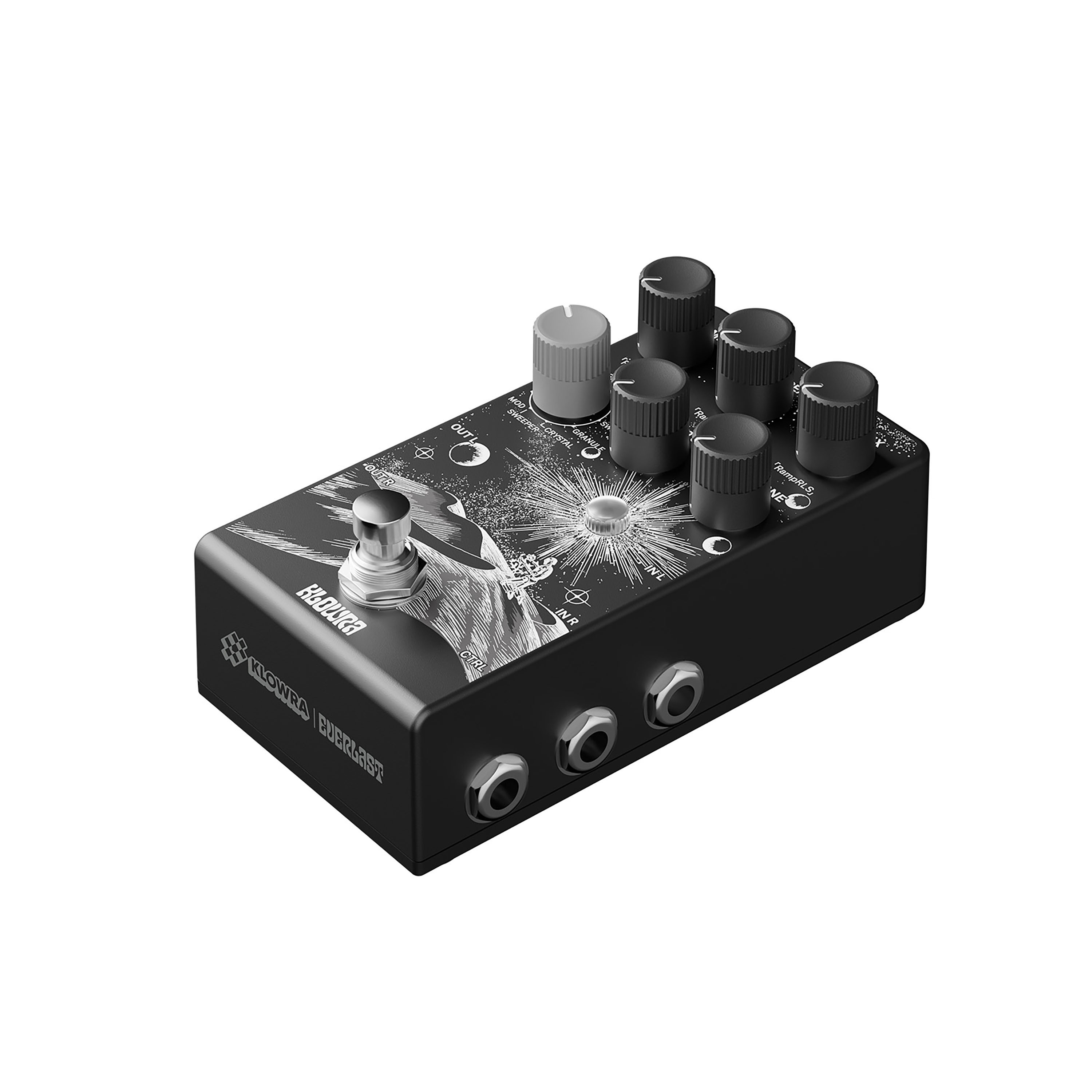 Klowra Kbs-02 Everlast Delay - Reverb/delay/echo effect pedaal - Variation 2