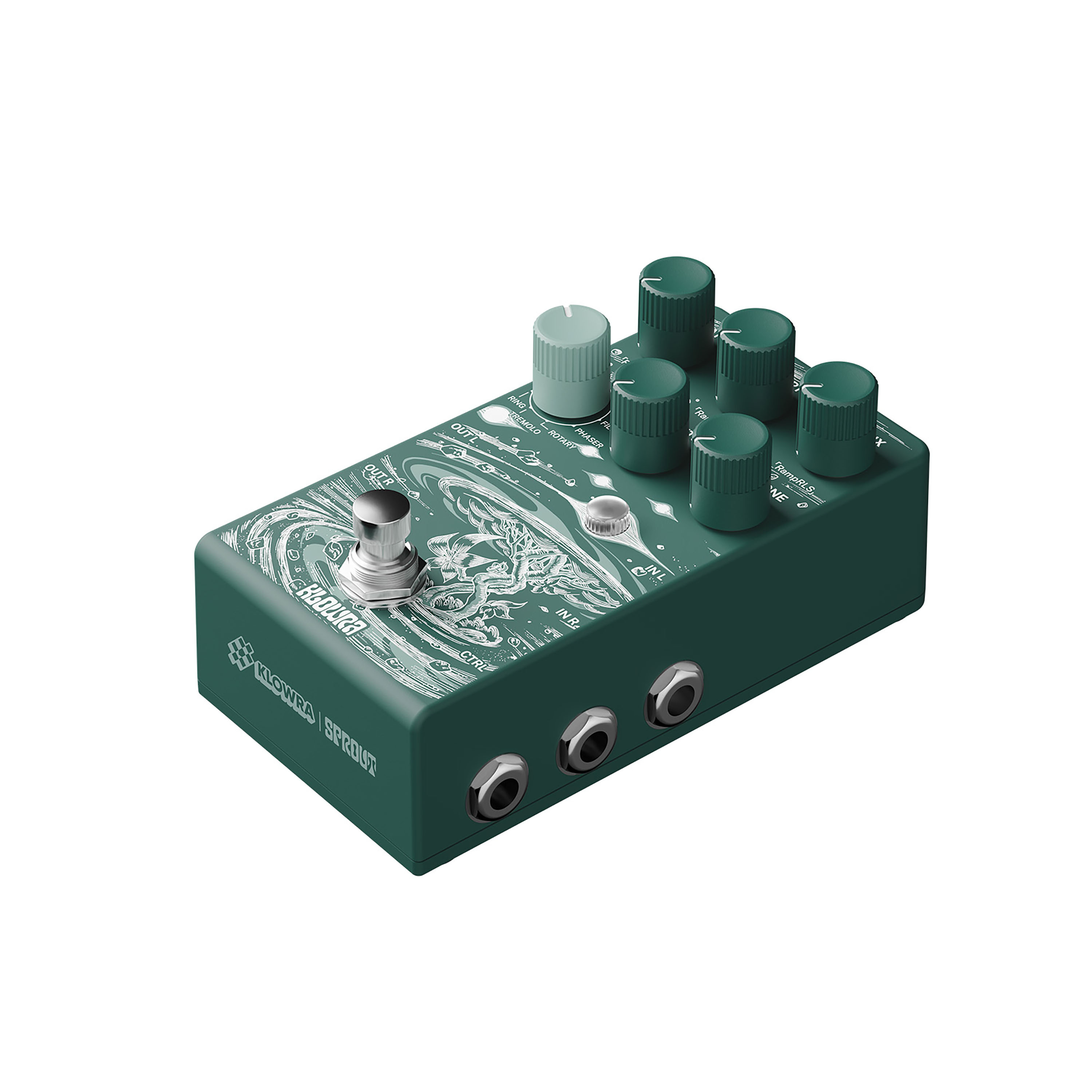 Klowra Kbs-03 Sprout Modulation - Modulation/chorus/flanger/phaser en tremolo effect pedaal - Variation 2