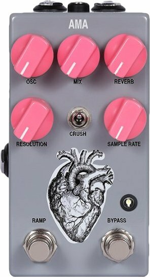 Ac Noises Ama Reverb Oscillator Bit Crusher - Reverb/delay/echo effect pedaal - Main picture