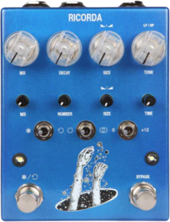 Ac Noises Ricorda Reverb Freeze - Reverb/delay/echo effect pedaal - Main picture