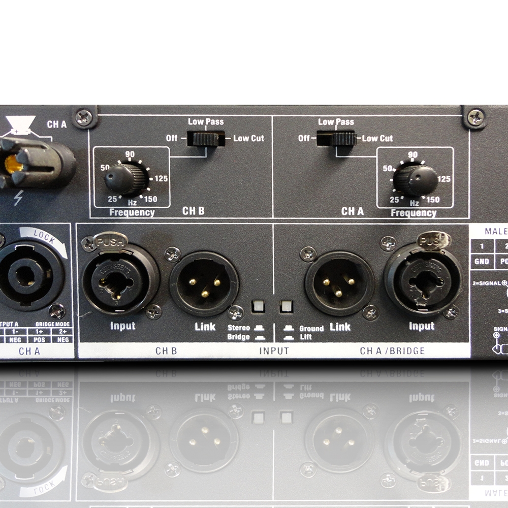 Adam Hall Dp 2400 X - Stereo krachtversterker - Variation 2