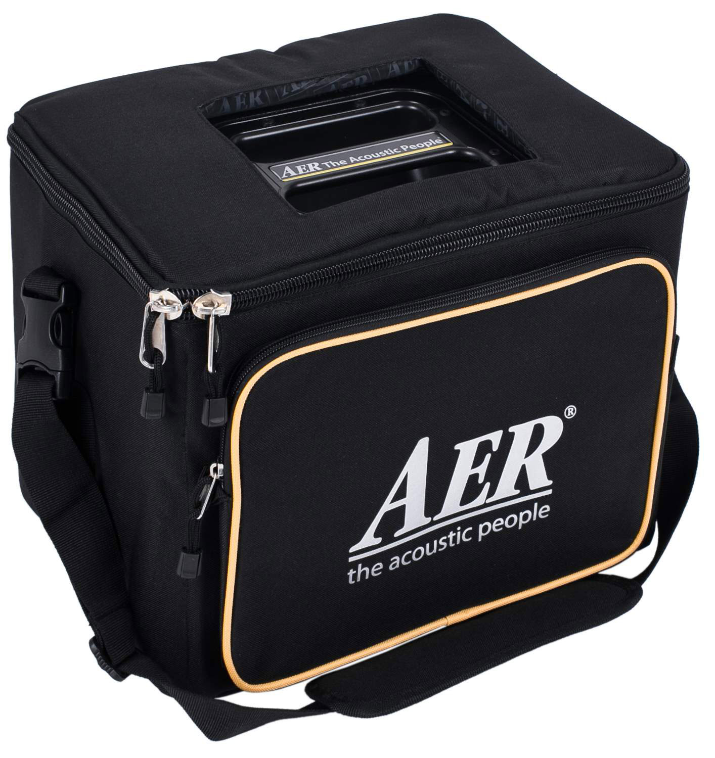 Aer Alpha Plus 40w  1x8 Black +housse - Combo voor akoestische gitaar - Variation 4