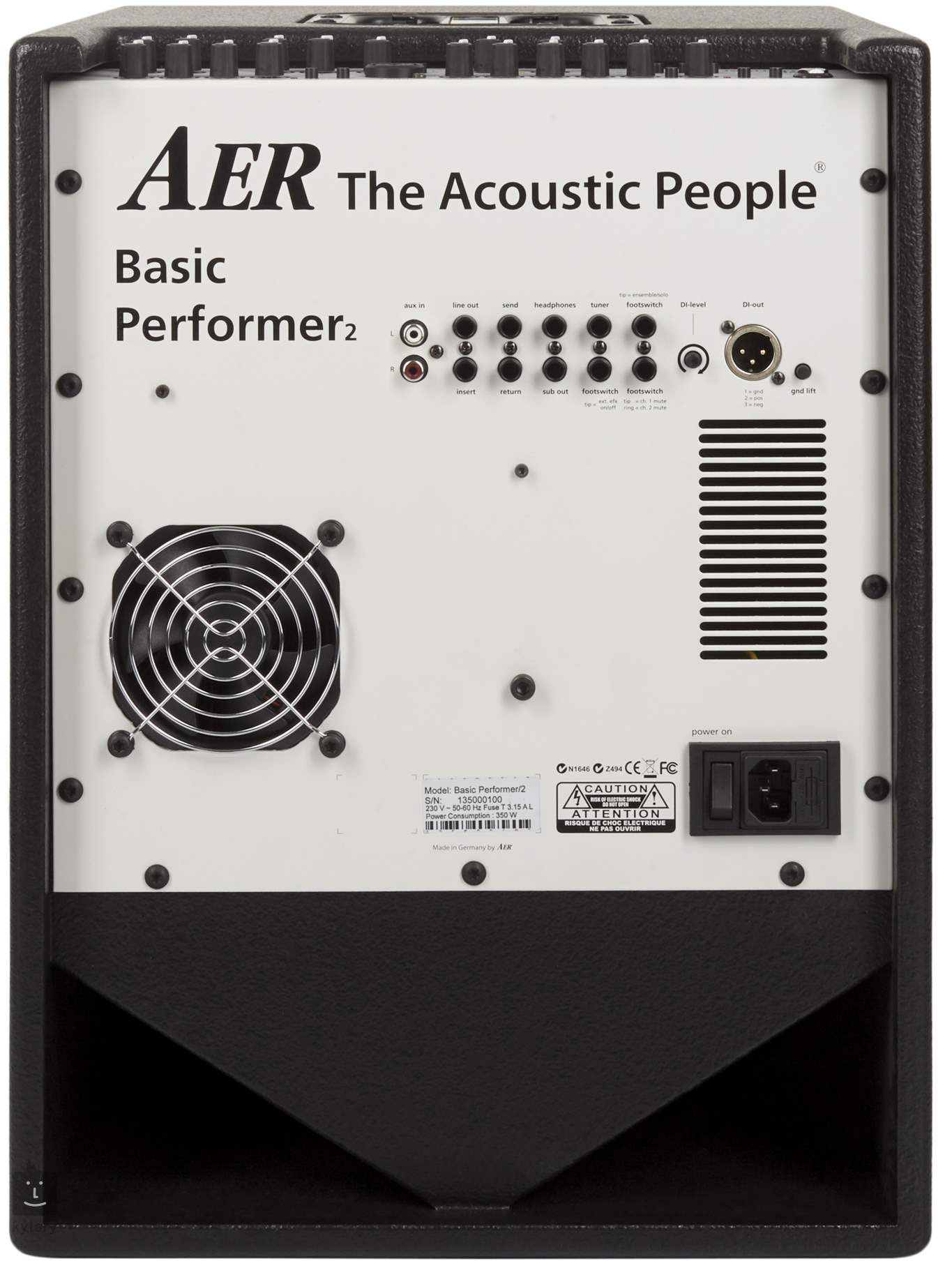 Aer Basic Performer 2 200w 4x8 Black +housse - Combo voor basses - Variation 2