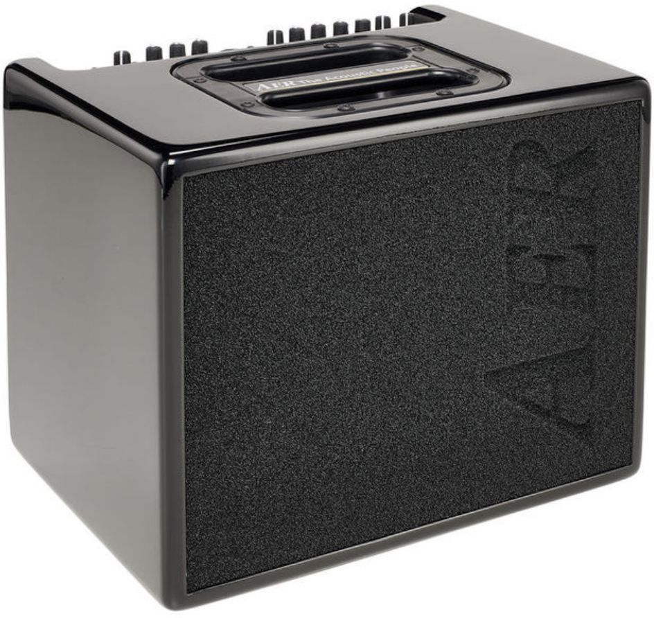 Aer Compact 60/4 60w 1x8 Black High Gloss +housse - Combo voor akoestische gitaar - Main picture