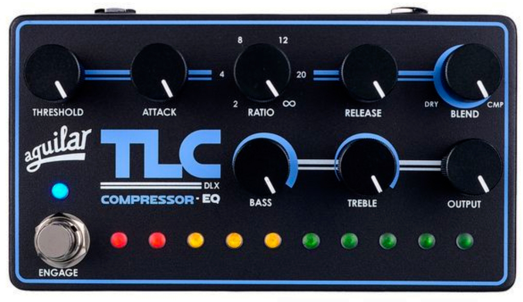 Aguilar Tlc Bass Compressor Eq Dlx - Compressor/sustain/noise gate effectpedaal bass - Main picture
