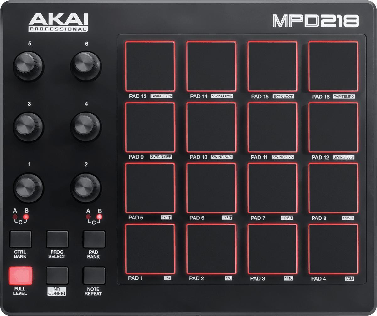 Daw controller Akai MPD218