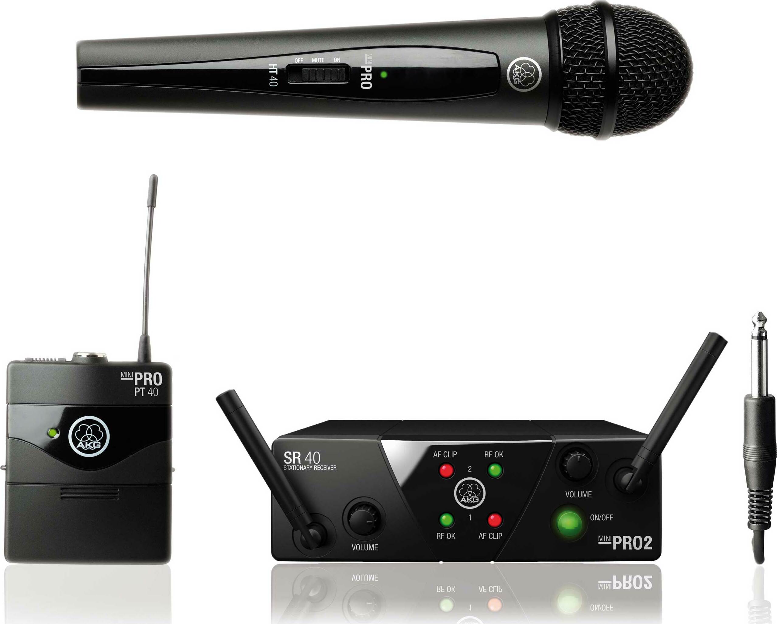 Akg Wms40 Mini2 Dual Mix Vocal / Instrumental Set - Draadloze handmicrofoon - Main picture