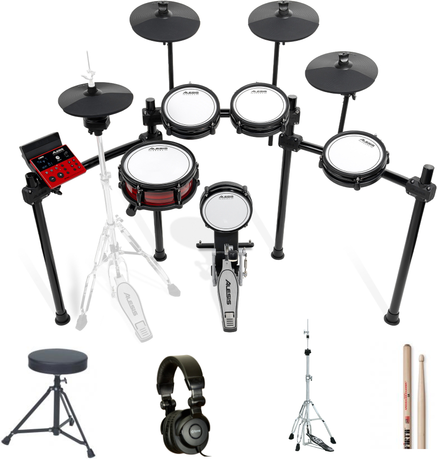 Alesis Nitro Ultimate Bundle Complet - X-hp1 + Dt90 + Hh45wn + Vic5a - Drum Promo Set - Main picture