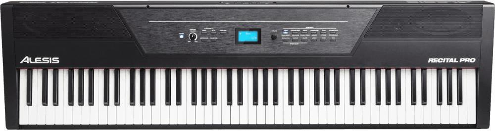 Draagbaar digitale piano Alesis Recital Pro - Noir