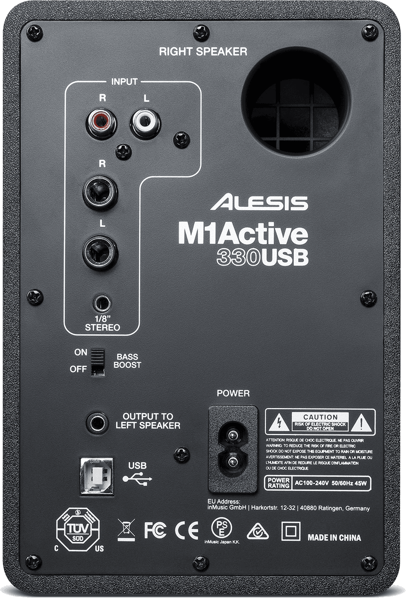 Alesis M1 Active 330 Usb - La Paire - Actieve studiomonitor - Variation 2