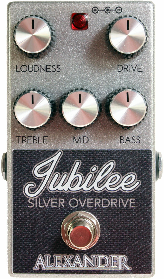 Alexander Pedals Jubilee Silver Overdrive - Overdrive/Distortion/fuzz effectpedaal - Main picture