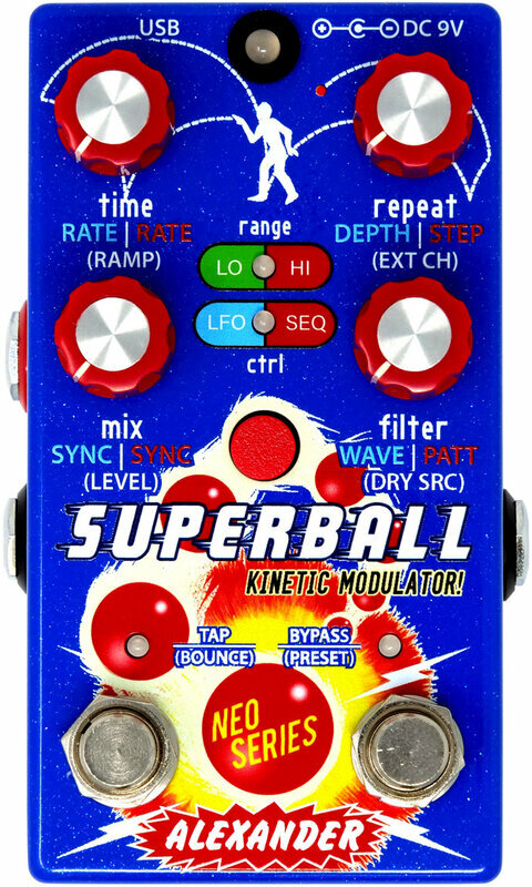 Alexander Pedals Superball Delay - Reverb/delay/echo effect pedaal - Main picture