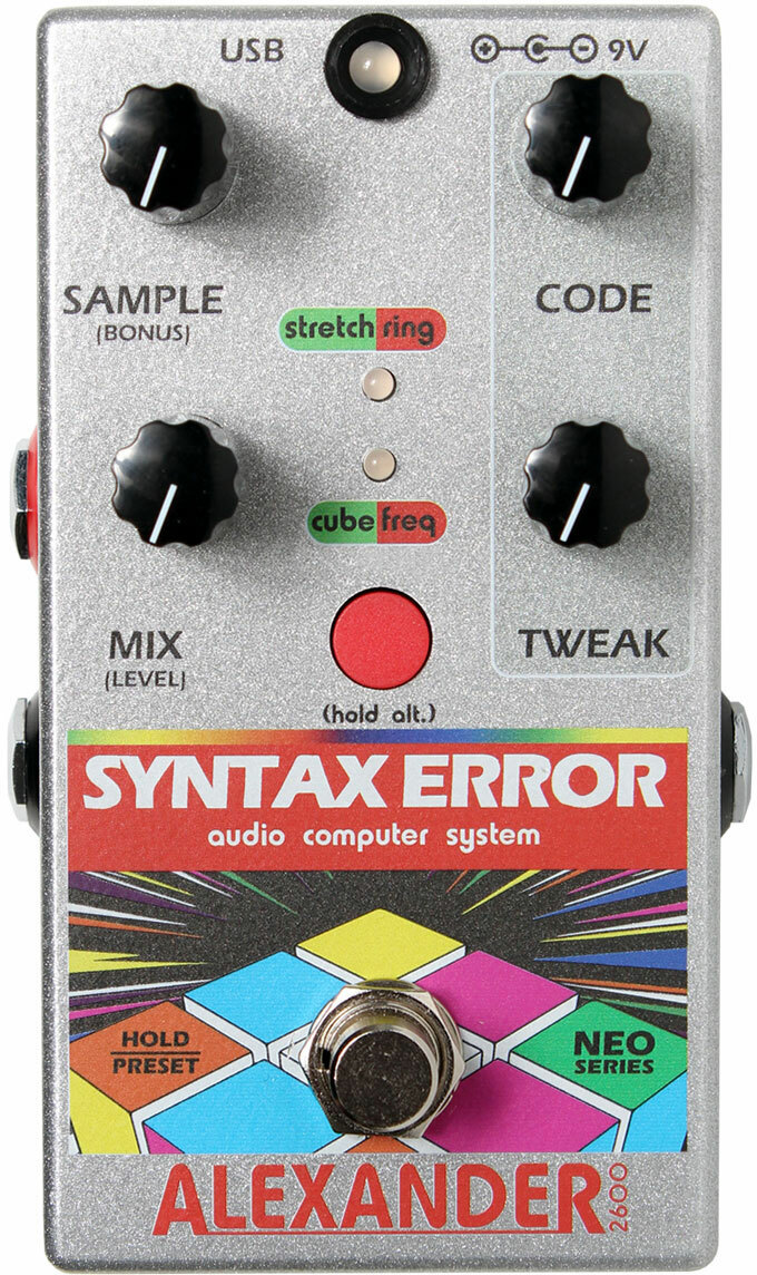 Alexander Pedals Syntax Error Audio Computer System - Modulation/chorus/flanger/phaser en tremolo effect pedaal - Main picture