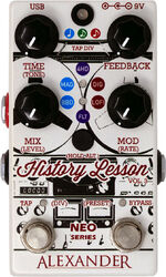 Reverb/delay/echo effect pedaal Alexander pedals History Lesson Volume 3 Delay
