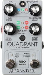 Reverb/delay/echo effect pedaal Alexander pedals Quadrant