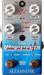 Modulation/chorus/flanger/phaser en tremolo effect pedaal Alexander pedals Wavelength