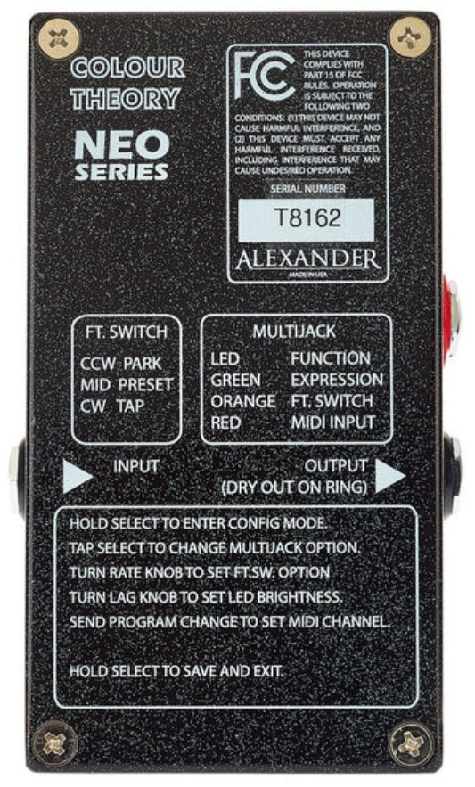 Alexander Pedals Colour Theory Spectrum Sequencer - Harmonizer effect pedaal - Variation 4