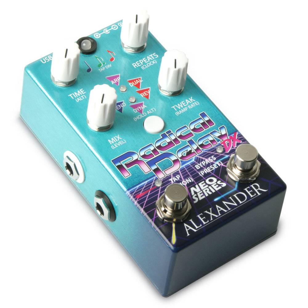 Alexander Pedals Radical Delay Dx - Reverb/delay/echo effect pedaal - Variation 1