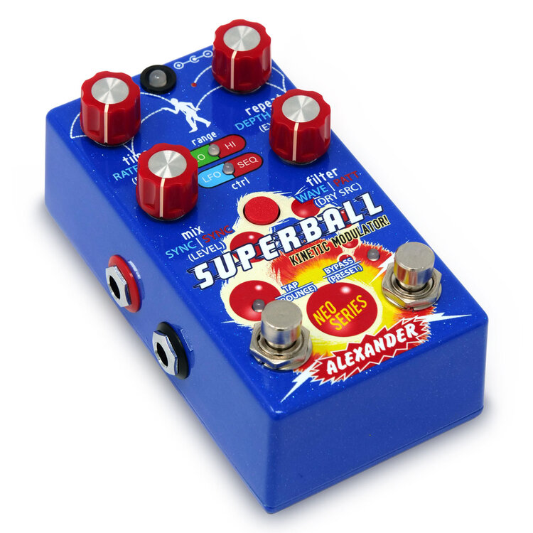 Alexander Pedals Superball Delay - Reverb/delay/echo effect pedaal - Variation 1