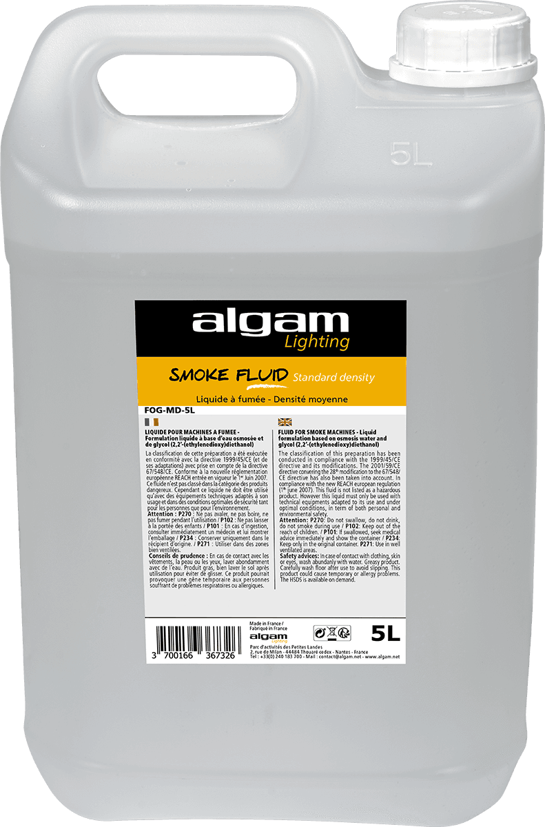 Algam Lighting Fog Faible Densite - 5 Litres - Vloeistof voor effectmachine - Main picture