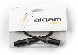 Kabel Algam lighting DMX adapter 3-point male/5-point female - 0.3 m