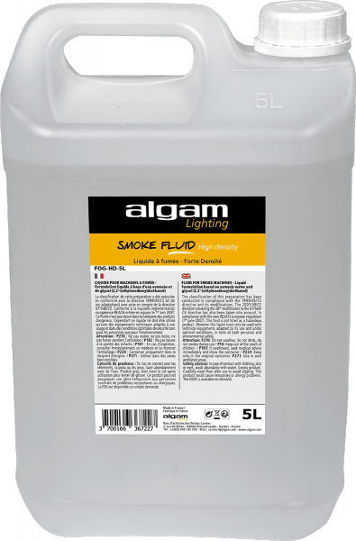 Vloeistof voor effectmachine Algam lighting Fog-Hd-5L