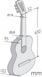 Alhambra 7 C Classic 4/4 Cedre Sapele Eb - Natural - Klassieke gitaar 4/4 - Variation 4