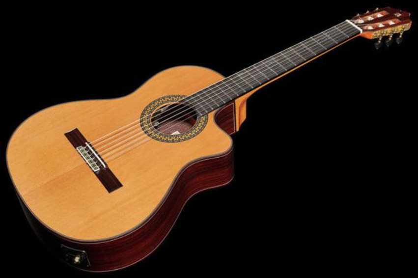 Alhambra 9p Cw E8 Cedre Palissandre Eb +etui - Natural - Klassieke gitaar 4/4 - Variation 1