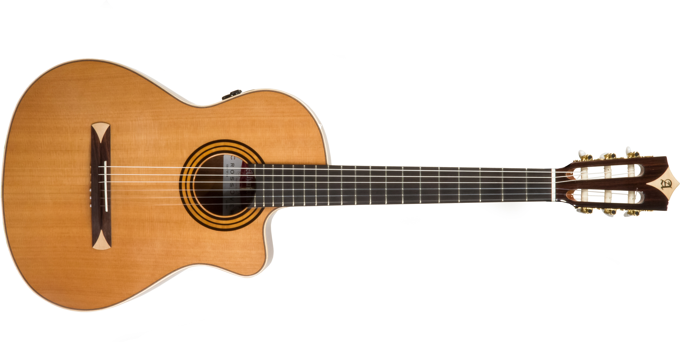 Alhambra Cs-1 Cw E8 Cross-over Cedre Sapele Rw - Natural - Klassieke gitaar 4/4 - Main picture