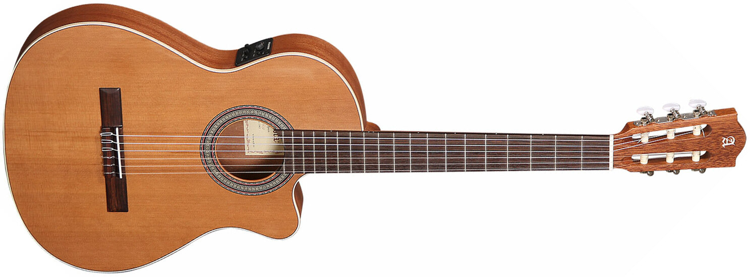 Alhambra Z-nature Ct Ez Open Pore 4/4 Slim Cedre Acajou - Natural - Klassieke gitaar 4/4 - Main picture
