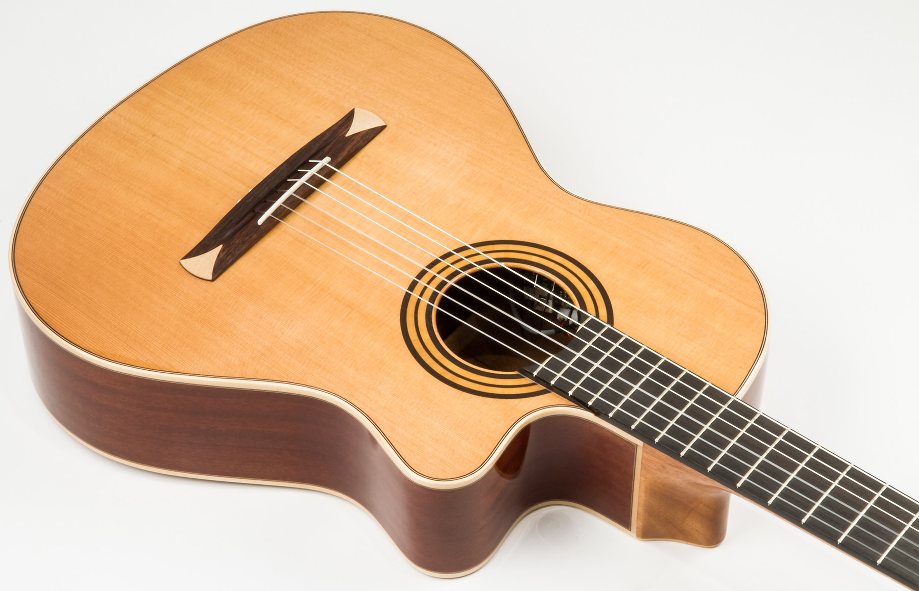 Alhambra Cs-1 Cw E8 Cross-over Cedre Sapele Rw - Natural - Klassieke gitaar 4/4 - Variation 1