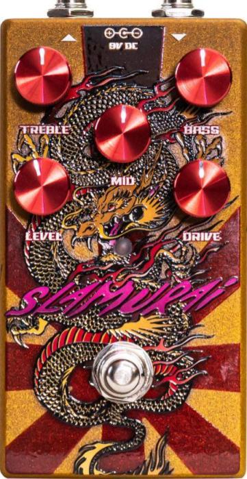 Overdrive/distortion/fuzz effectpedaal All pedal Slamourai Overdrive
