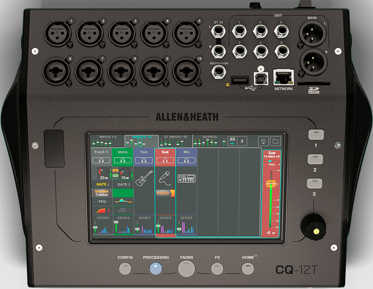 Allen & Heath Cq-12t - Digitale mengtafel - Variation 1