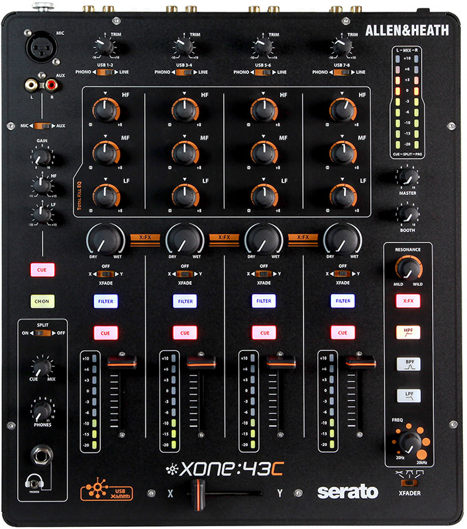 Allen & Heath Xone:43c - DJ-Mixer - Main picture