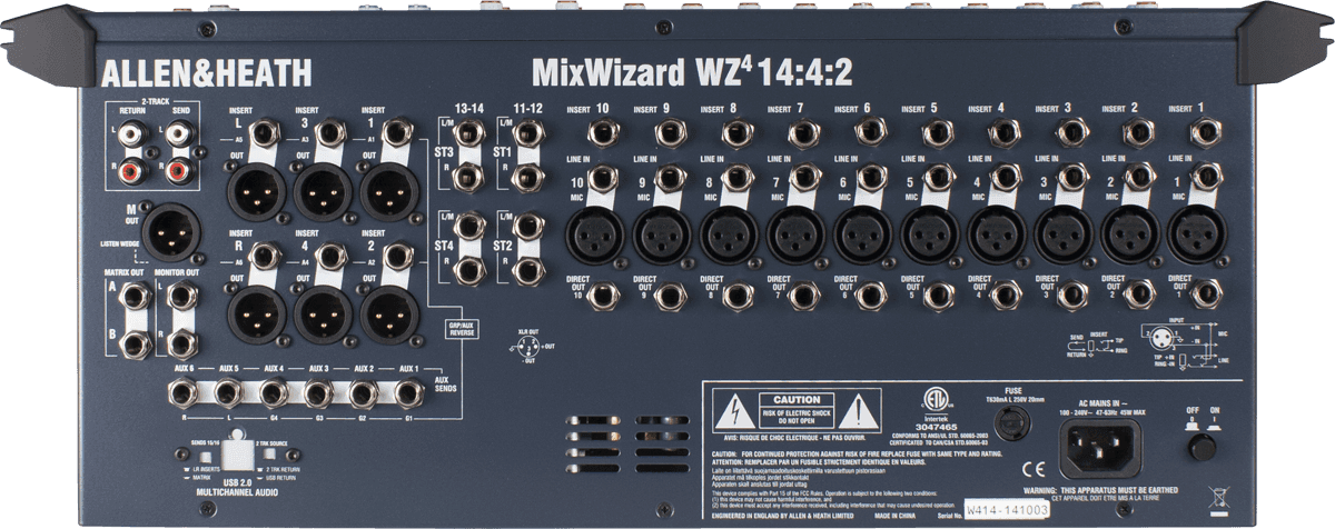 Allen & Heath Wz4-14.4.2 - Analoge Mengtafel - Variation 3