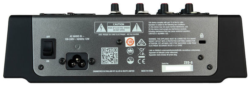 Allen & Heath Zed-6fx - Analoge Mengtafel - Variation 2